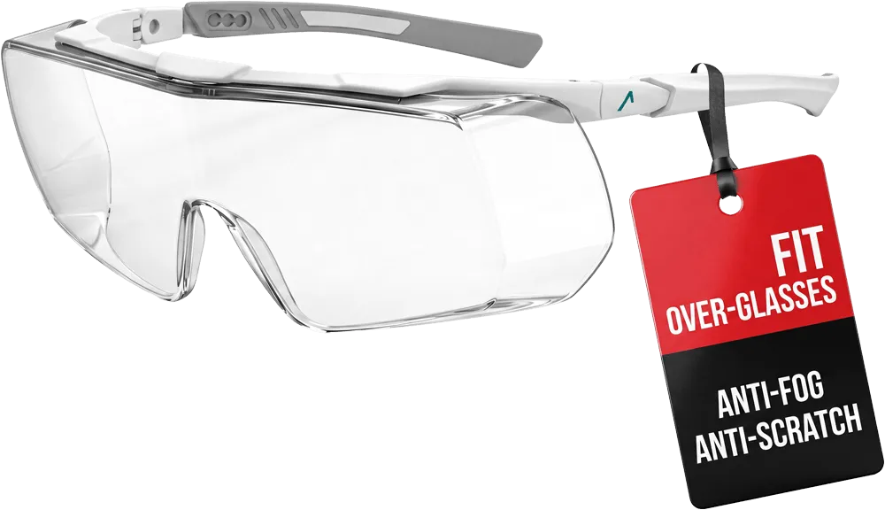 ACE Evo OTG Schutzbrille Brillenträger Schwarz-Rot