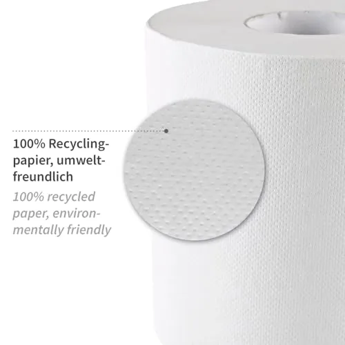Hygoclean Papierhandtuchrollen weiß 120 m 12 Rollen 1-lagig