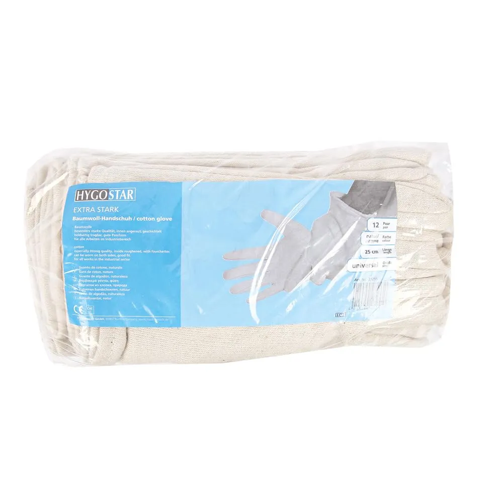 Franz Mensch Hygostar Baumwollhandschuh Extra Strong 600 St natur