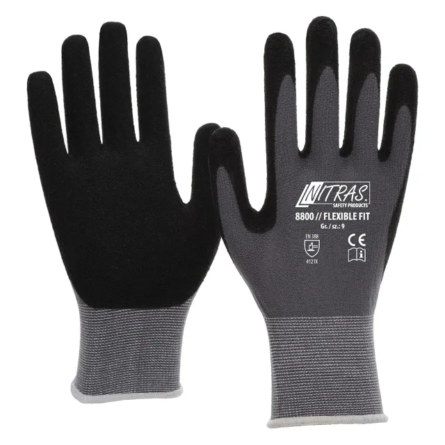 Nitras 8800 Flexible Fit Arbeitshandschuhe 3 Paar Gr.9