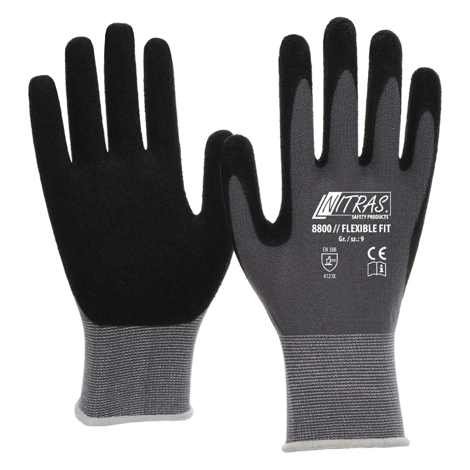 Nitras 8800 Flexible Fit Arbeitshandschuhe 3 Paar Gr.9