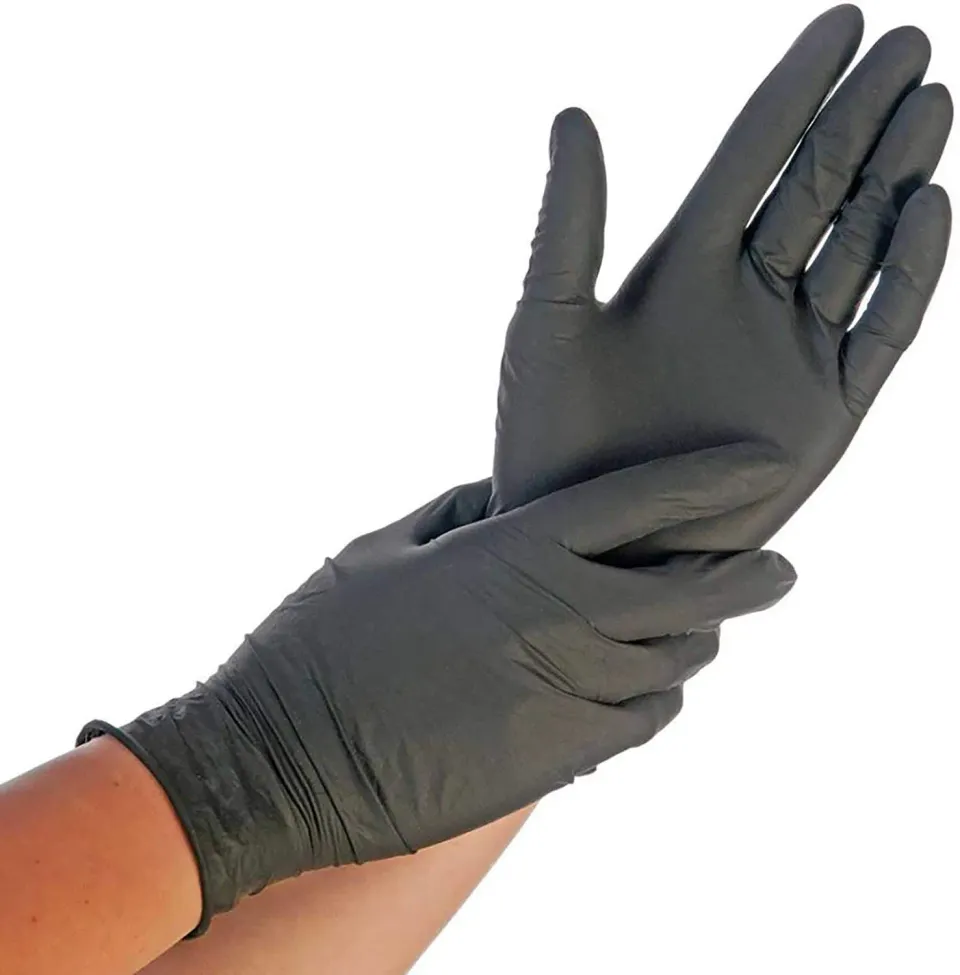 Franz Mensch Hygoclean Safe Fit Handschuhe 200er M schwarz