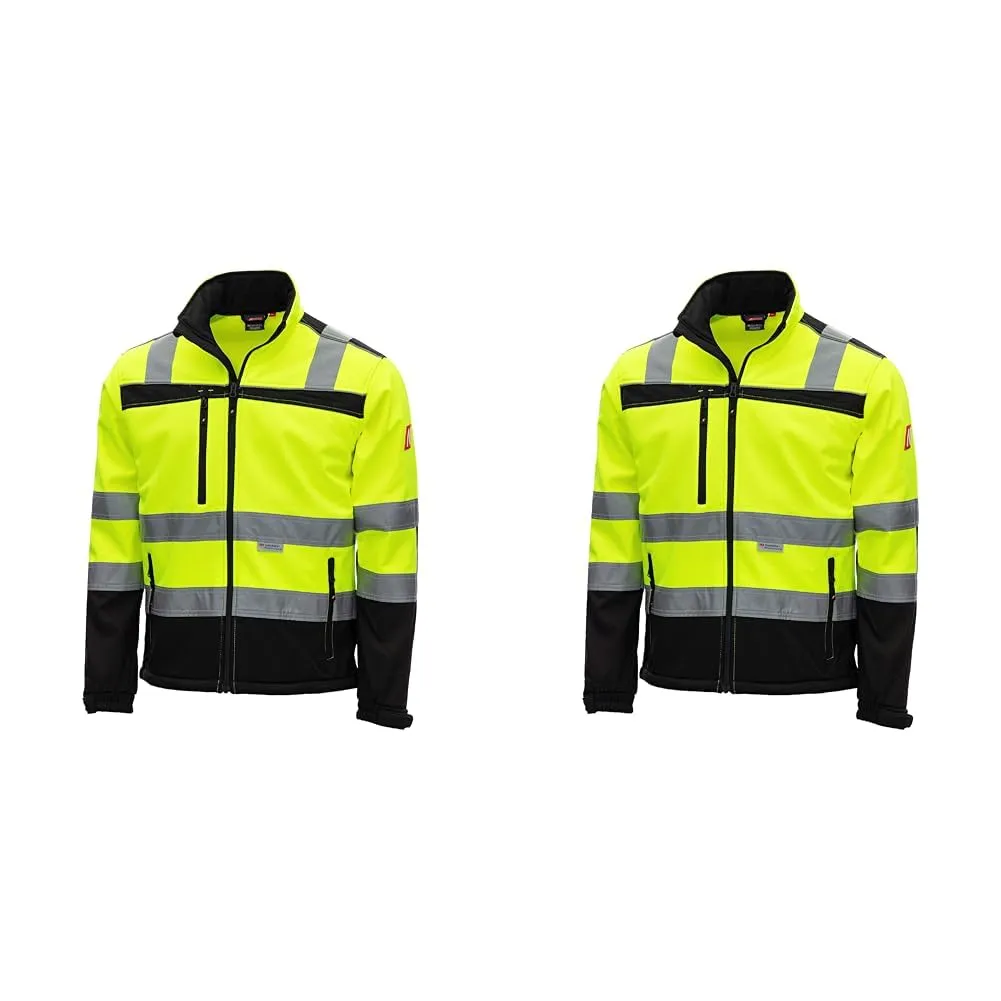 Nitras Motion Tex Viz Warnschutzjacke neongelb 3XL atmungsaktiv