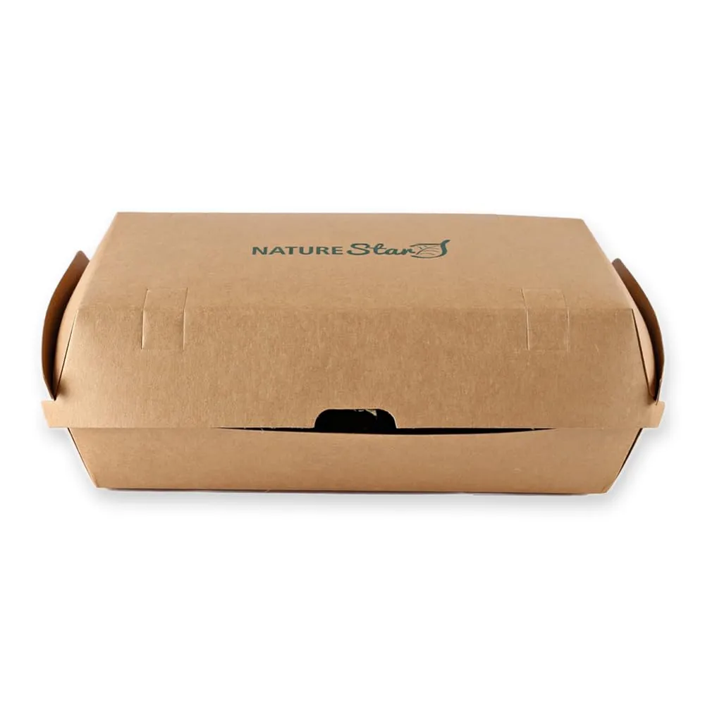 NatureStar Club Sandwichboxen 200 Stück kompostierbar