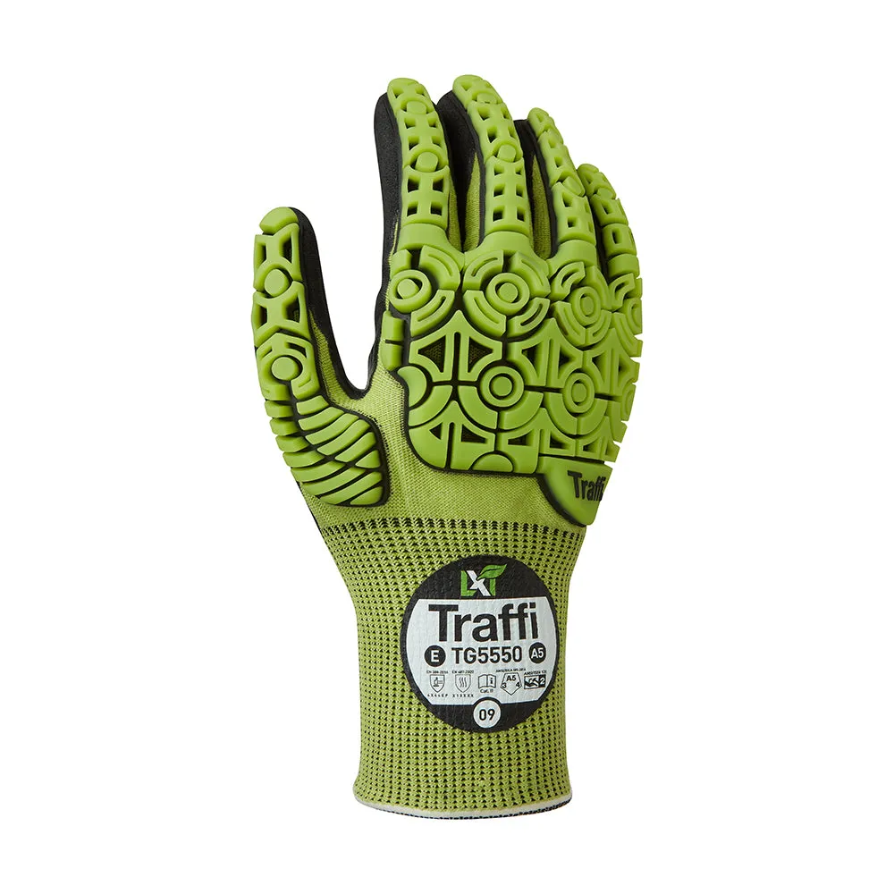 TraffiGlove TG5550 Impact-Arbeitshandschuh Schnittschutz E Schlagschutz