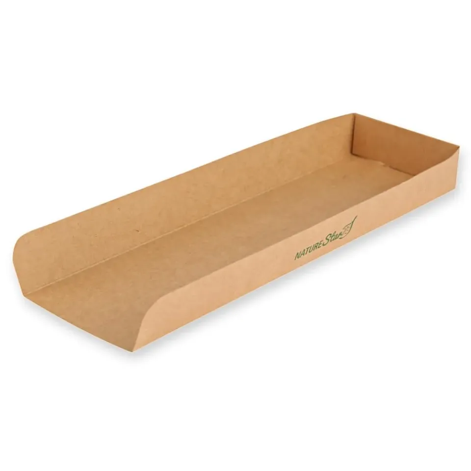 NatureStar Hot Dog Tray Kraftpapier 28cm braun 500 Stück To-go