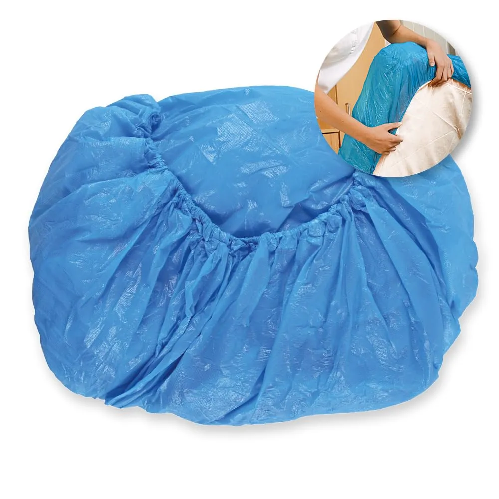 Hygostar Matratzenschoner CPE blau 210x90 cm 100 Stück