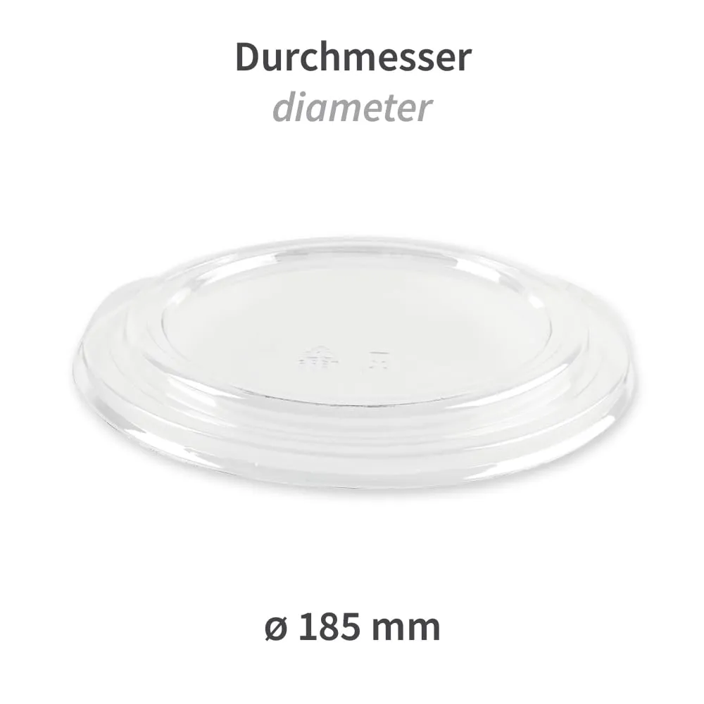 NatureStar Caesar Deckel rPET Ø 18,5 cm 300 Stück