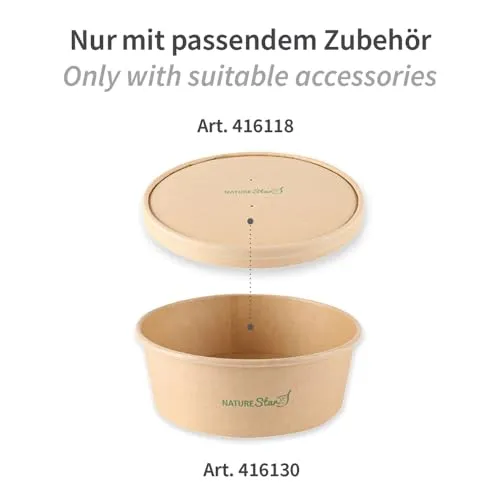 NatureStar Deckel für Salatschalen Caesar Ø 18,5 cm 300 Stück