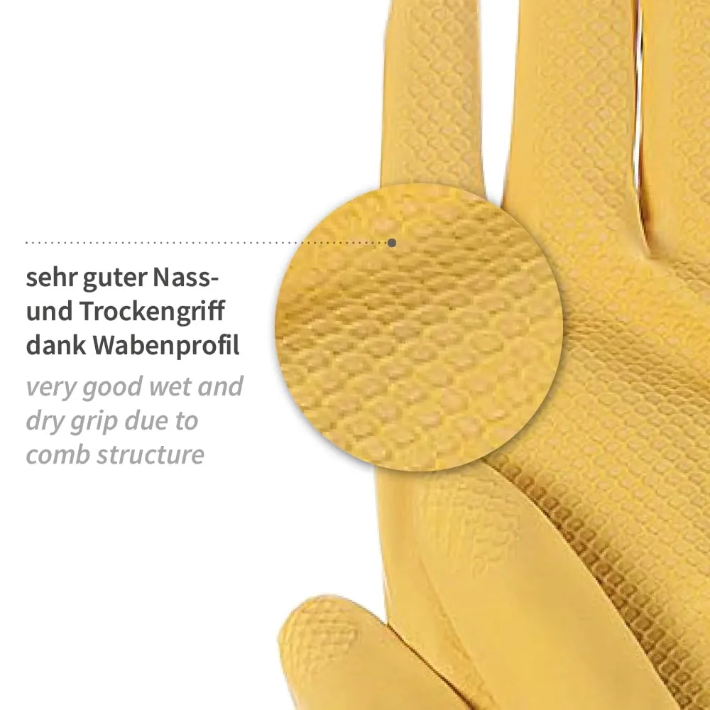 Hygonorm Bettina Soft Haushaltshandschuh Latex Gr. 9/L gelb 240 Stück