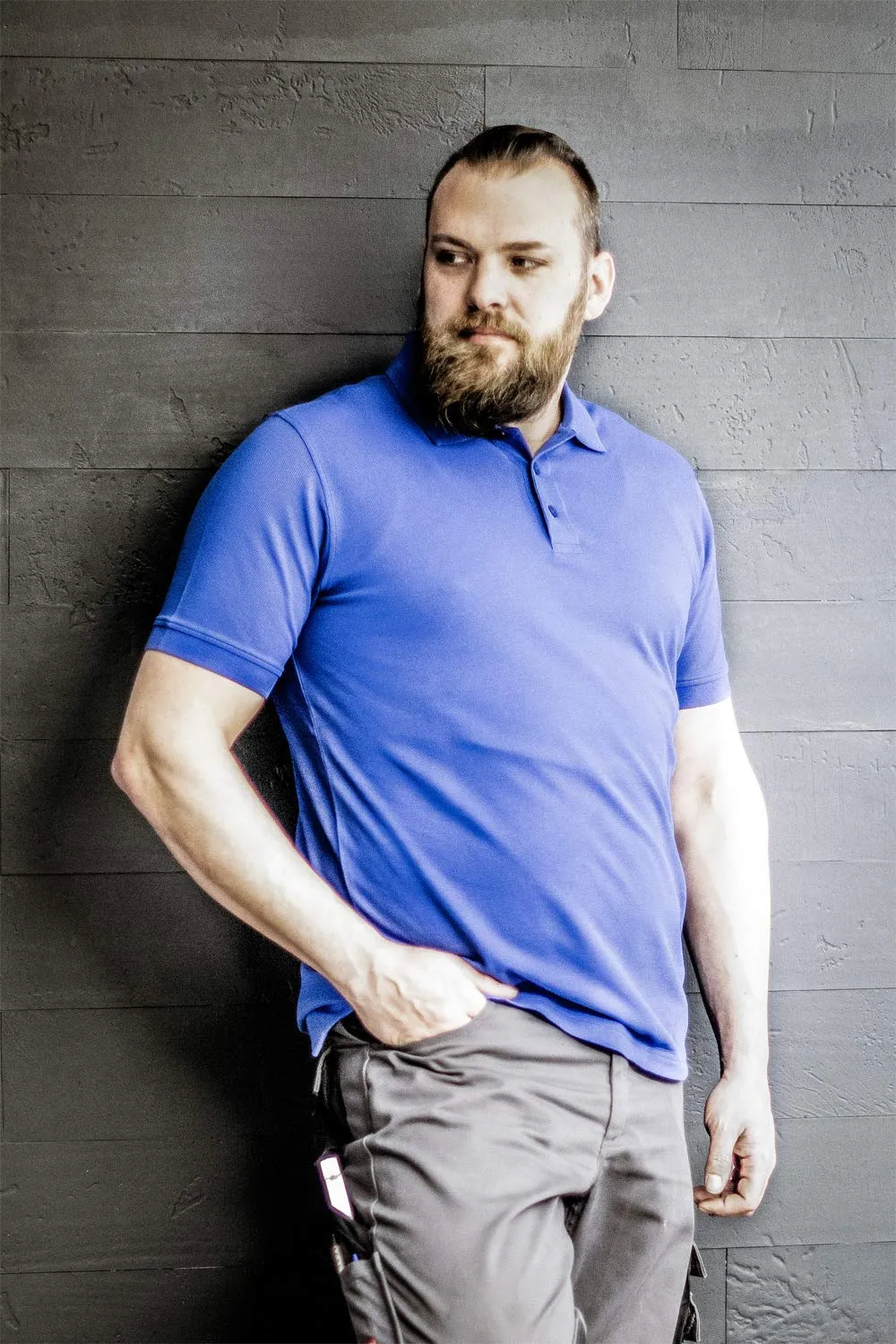 Nitras Motion Tex Light Polo-Shirt Blau XS Baumwolle