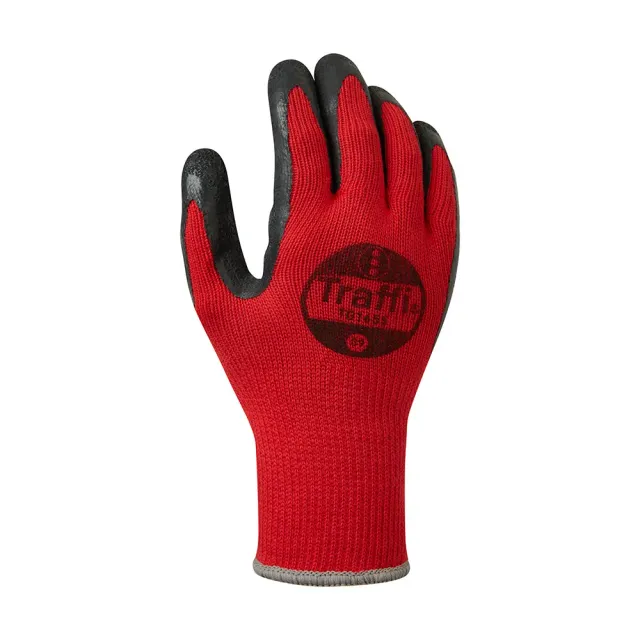 TraffiGlove TG1655 Latexhandschuhe Crinkle Gr.6-12