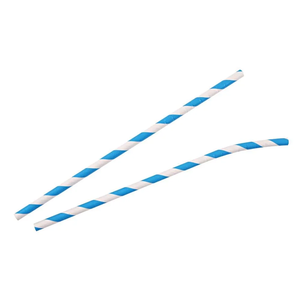 NatureStar Flex Papiertrinkhalme gelb-weiß 19,7 cm 3000 Stück