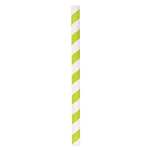 NatureStar Papier-Trinkhalme Cocktail 13 cm grün 4000 Stück