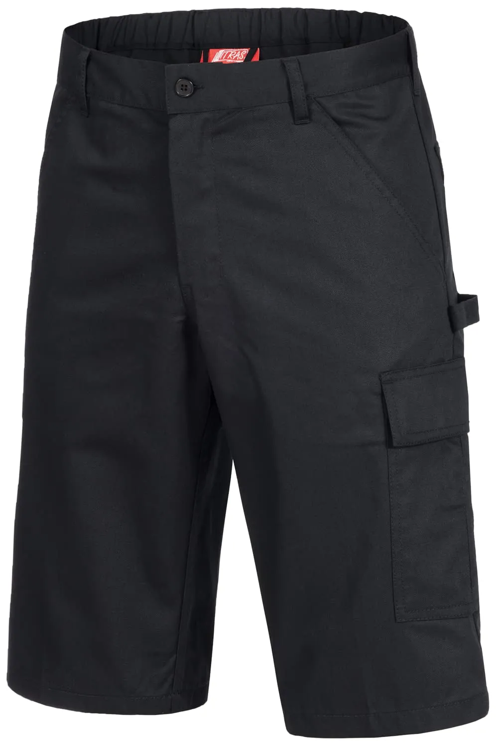 Nitras Motion Tex Light Arbeitsshorts grau Stretchbund
