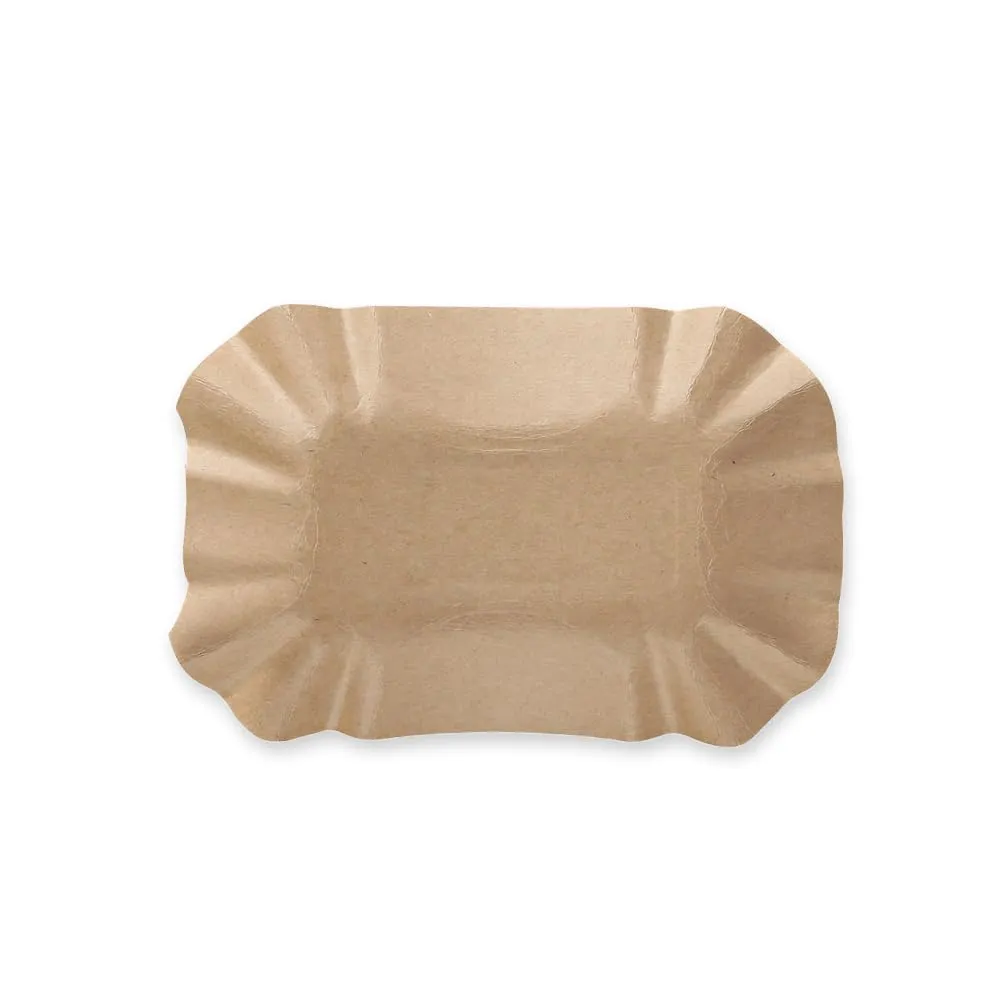 Franz Mensch NatureStar Pappschalen oval 11x19,5cm 1000 Stk Kraftpapier