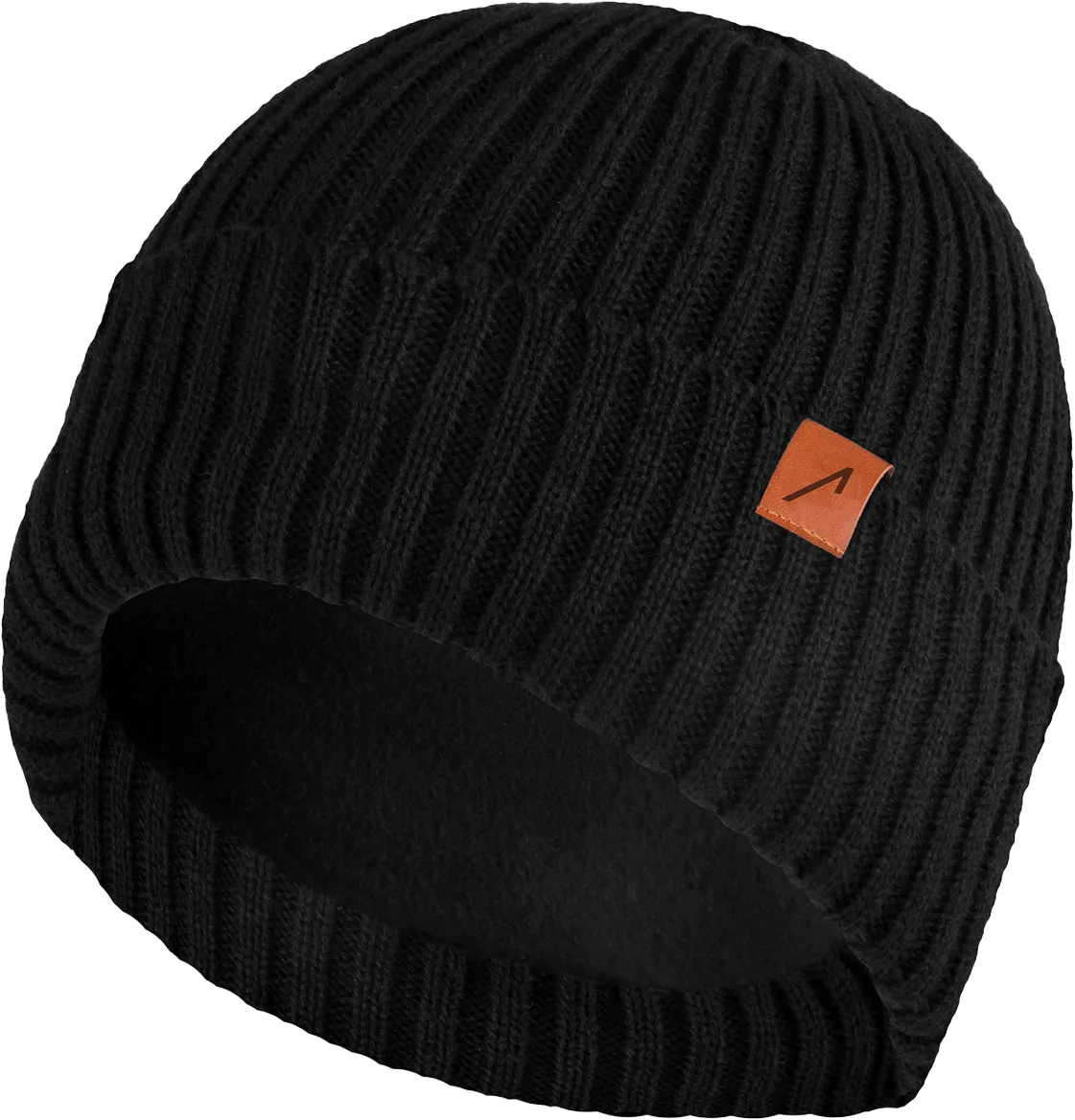 ACE Wintermütze Schwarz Einheitsgröße Wolle