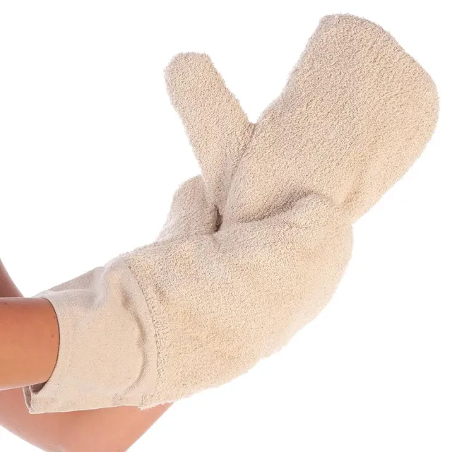 Hygostar Bako Faust Ofenhandschuhe natur 12 Stück Baumwolle