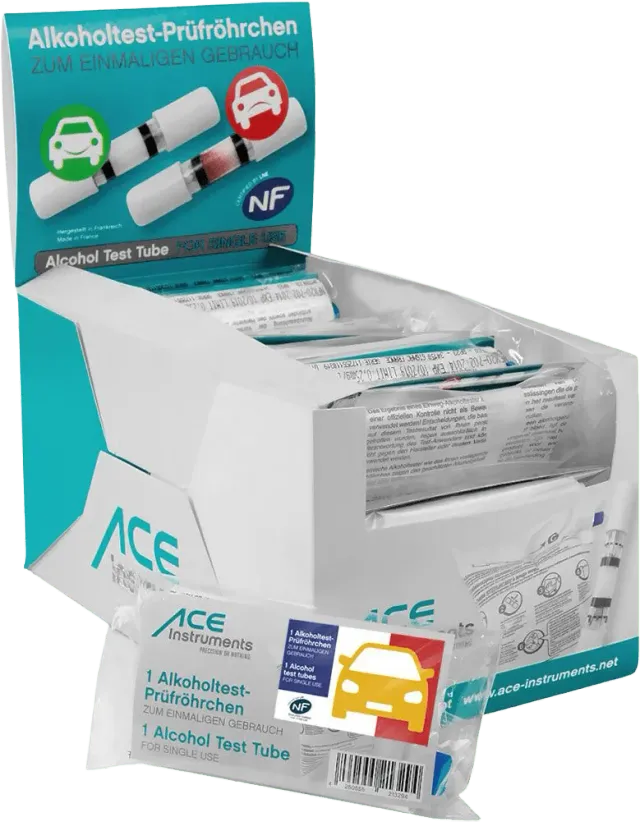 ACE Einmal Alkoholtester 2 Stück NF-zertifiziert
