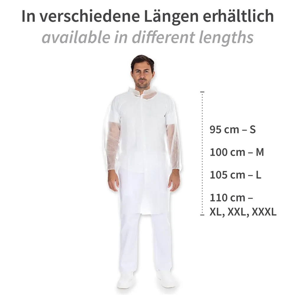 Hygostar Light Besucherkittel XXL weiß 100 Stück PP