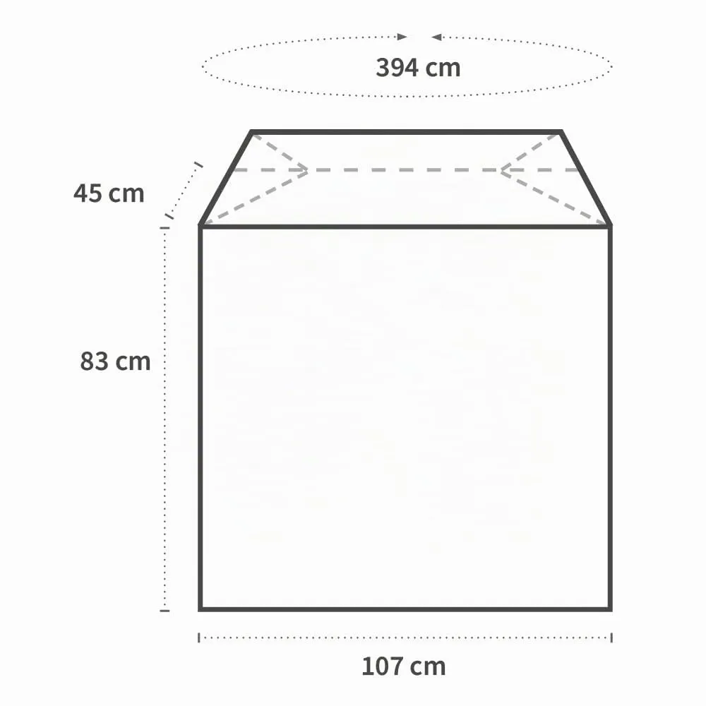 Hygostar Palettenhauben LDPE blau 128x107cm 40my 70 Stück