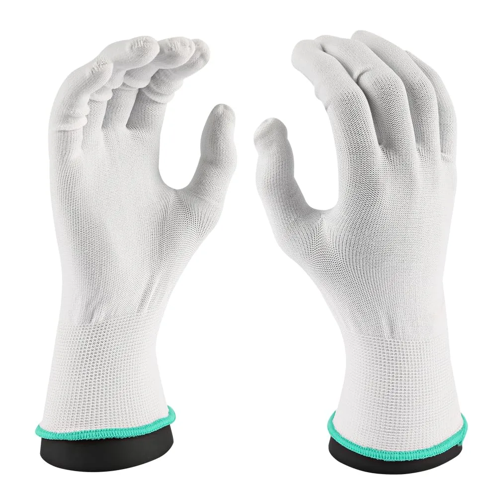 Hygostar Allfood Feinstrickhandschuhe Schwarz 9/L 24 Stück Nylon