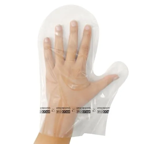Hygostar Hygienehandschuhe Fäustling transparent 500 St LDPE