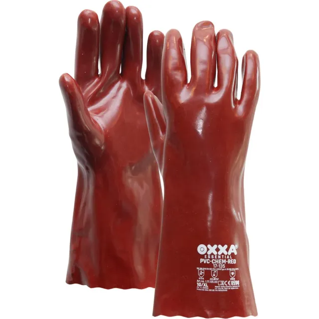 Oxxa PVC-Chem Red 17-135 Chemiehandschuh rot
