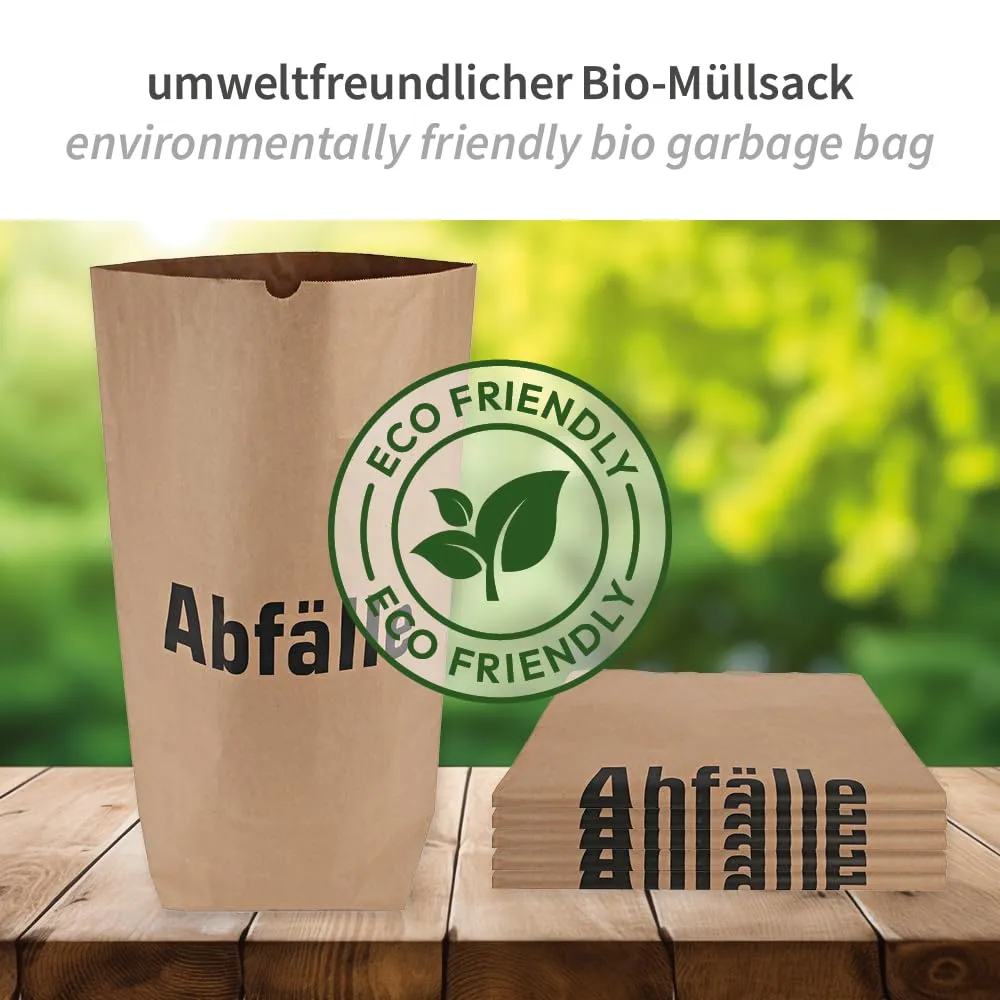 Hygoclean Papiermüllsäcke 80 L braun 25 Stk. 2-lagig