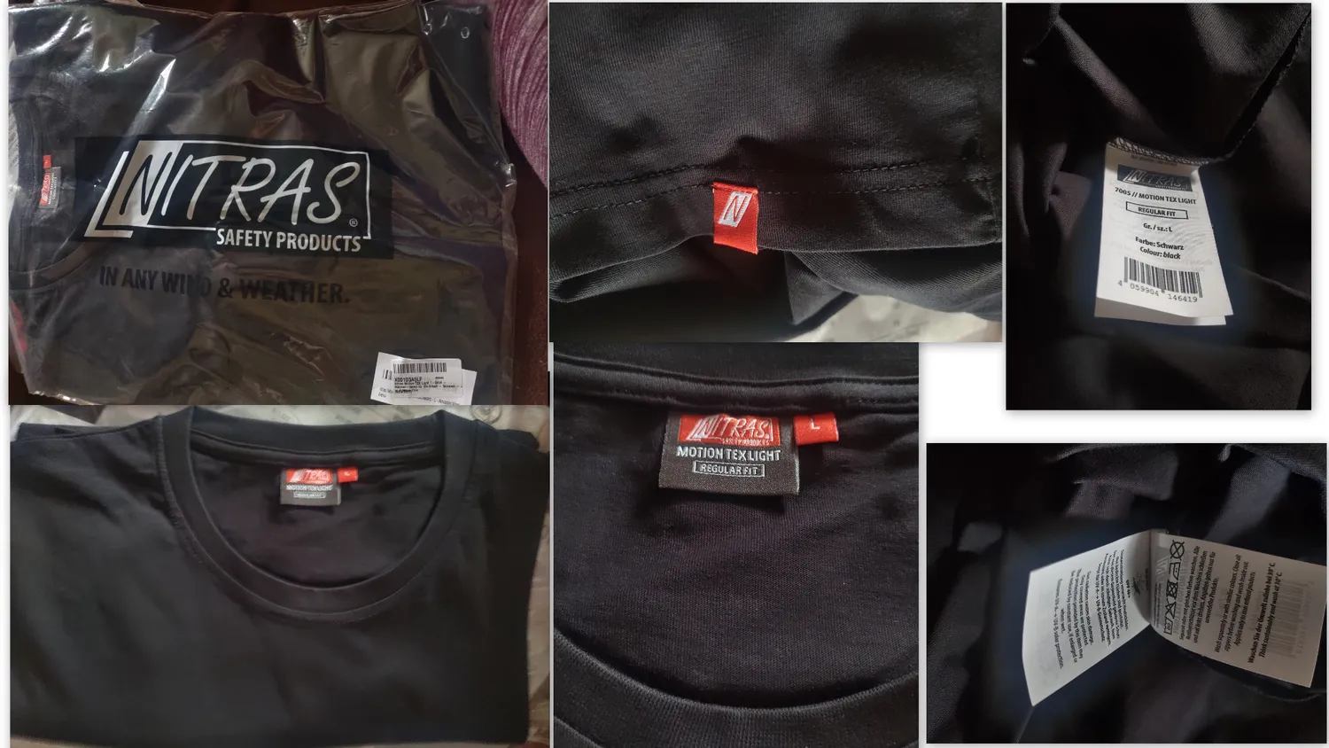Nitras Motion Tex Light T-Shirt Baumwolle