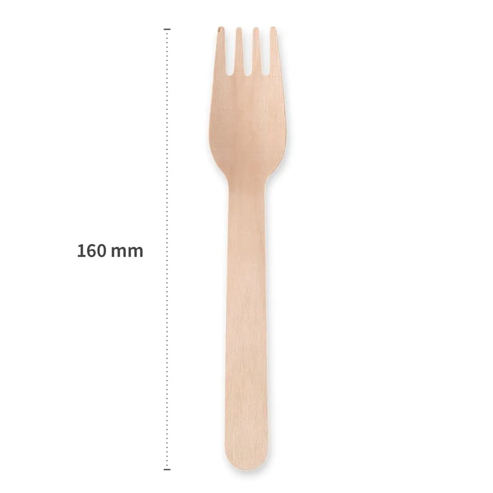 NatureStar Gabeln Holz FSC 16 cm 1000 Stück natur