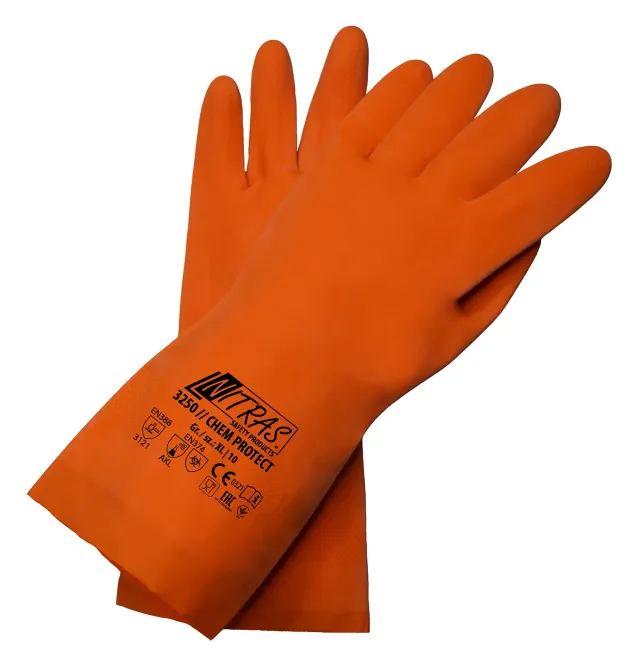 NITRAS Chem Protect Chemiehandschuhe Latex Gr.10 144 Paar