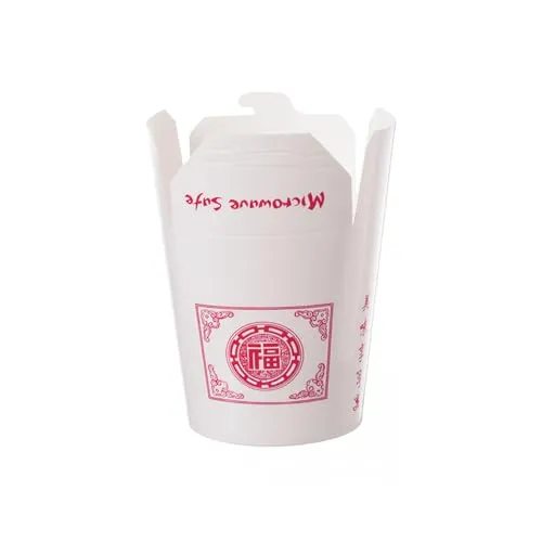 NatureStar Asia Food-Container 770ml 500 Stück Pappe weiß