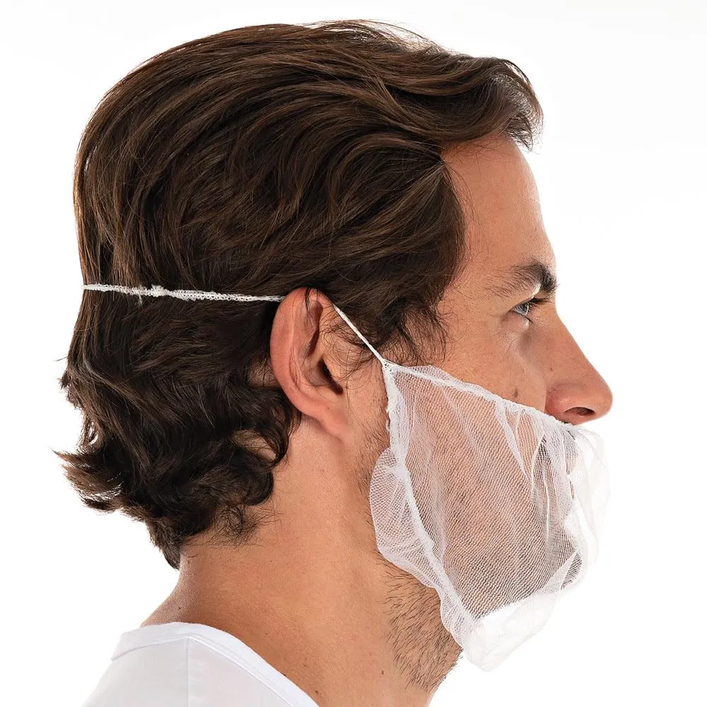 Hygonorm Bartschutz Eco Nylon weiß 1000 Stück