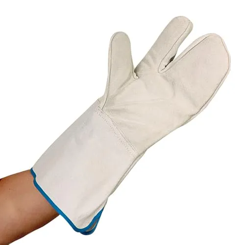 Hygostar Coolman Ofenhandschuh Leder 36 cm 2 Stück hitzefest