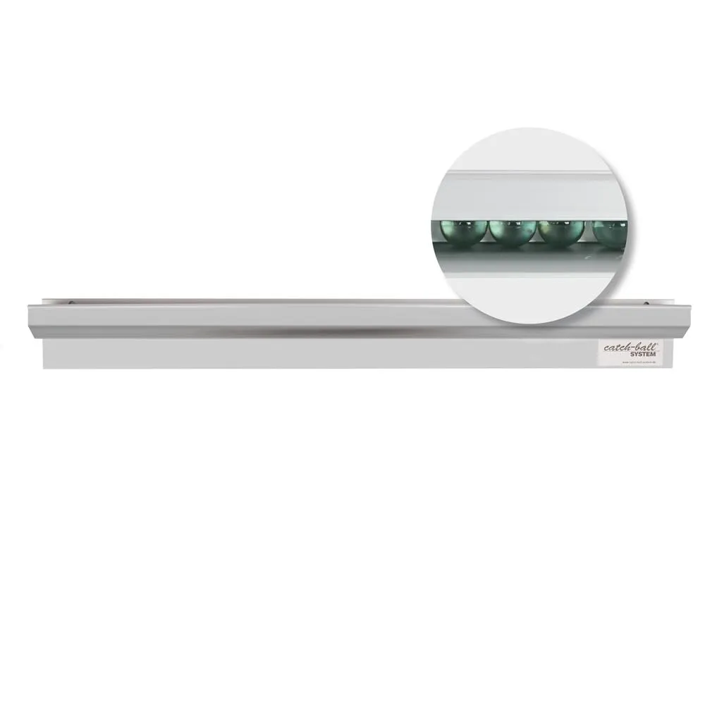 Hygostar Catch-Ball Infobord Klemmleiste weiß 100 cm