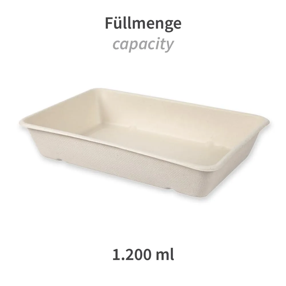 Franz Mensch NatureStar Schalen Classico Bagasse 1200ml 480 Stück