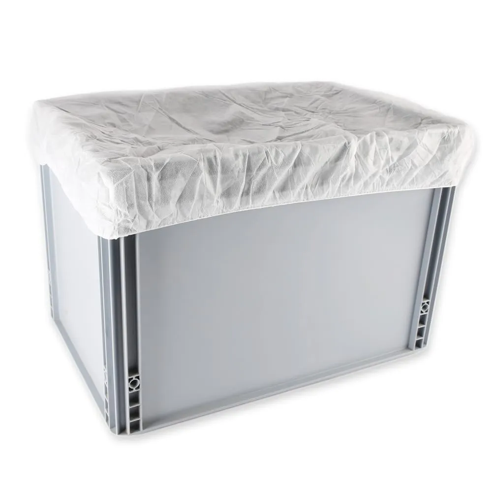 Hygostar Abdeckhaube PP weiß 73x68cm 500 Stück Gummizug