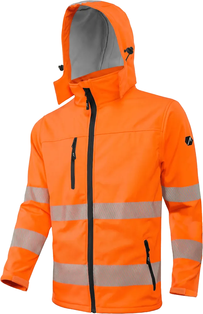 ACE Neon Lite Softshell Warnjacke Herren Klasse 3