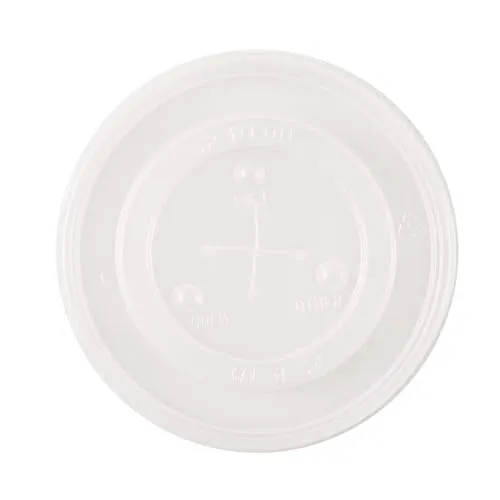Hygostar Becherdeckel Strohhalm 8 cm 2000 Stück transparent