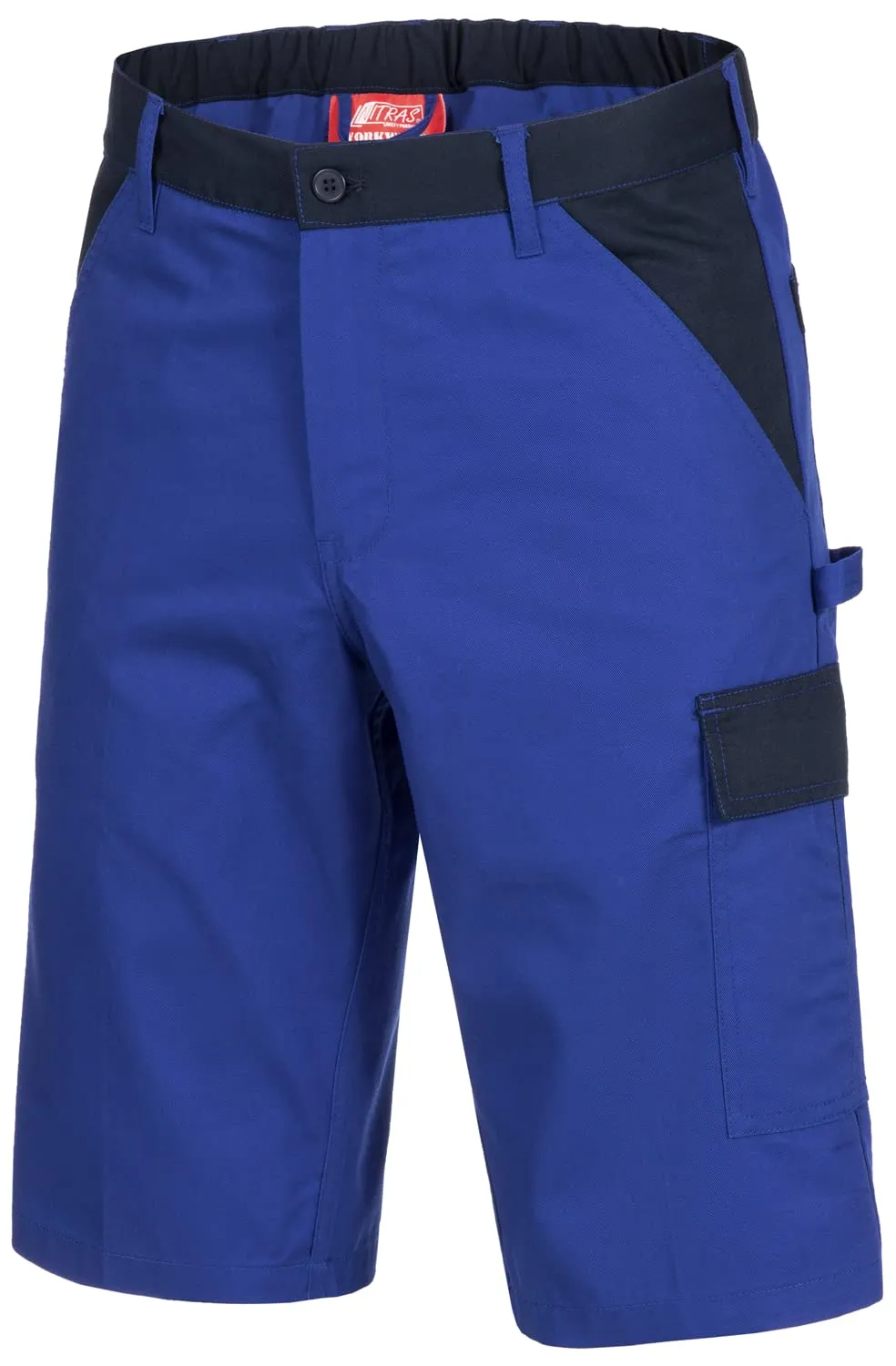 Nitras Motion Tex Light Arbeitsshorts grau Stretchbund
