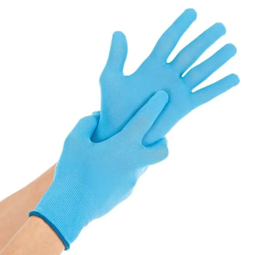 Hygostar Allfood Feinstrickhandschuhe Schwarz 9/L 24 Stück Nylon