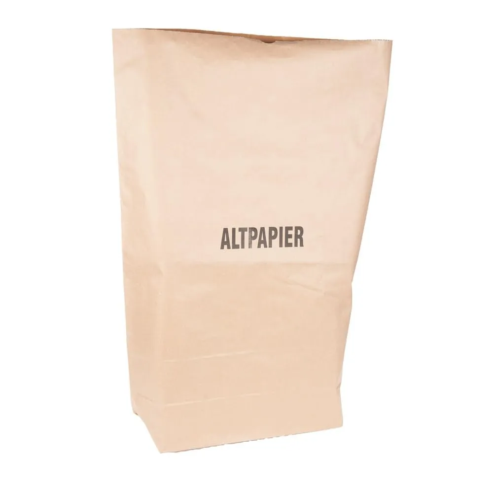 NatureStar Papiermüllsäcke 120 L Abfälle 100 Stück 2-lagig