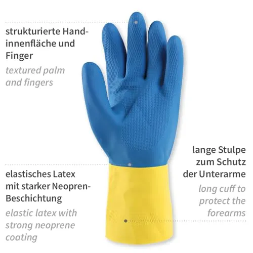 Franz Mensch HygoStar Conqueror II Chemiehandschuhe M 50 Stück