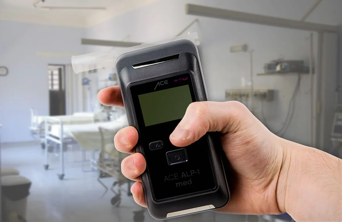 ACE ALP-1 med Alkoholtester mit 25 Mundstücken
