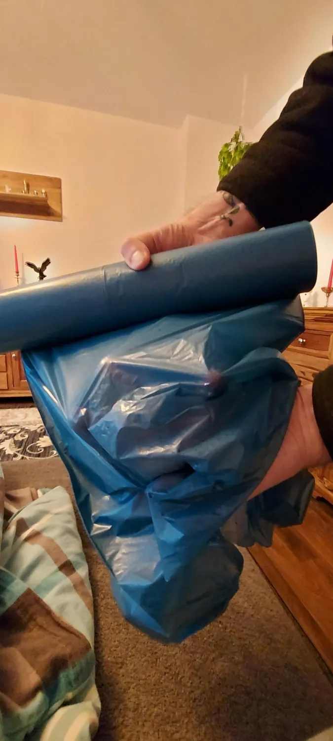 Franz Mensch Müllbeutel 120 l blau 100 Stück extra stark