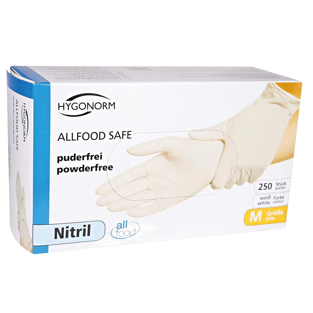 Hygostar Safe Light Nitrilhandschuhe M weiß 250 Stück