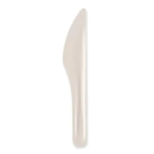 NatureStar Messer Zuckerrohr 16 cm 1000 Stück weiß