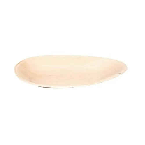 NatureStar Teller oval Palmblatt 26,5x16,5 cm natur 100 Stück