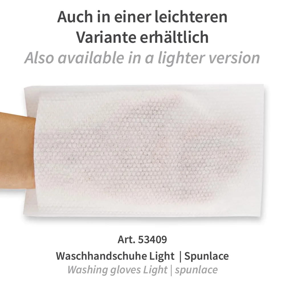 Hygostar Soft Waschhandschuhe Spunlace weiß 1000 Stück